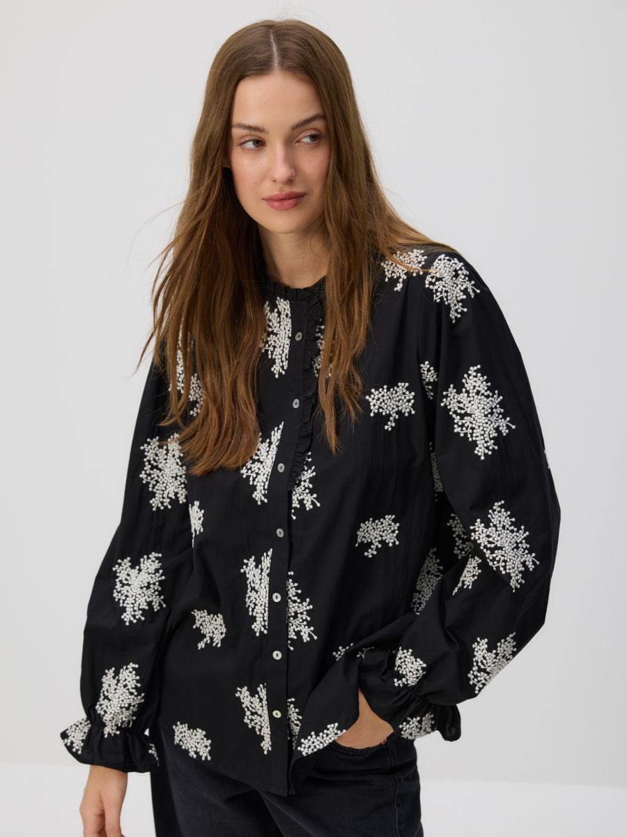 LADIES` SHIRT - crno - RESERVED