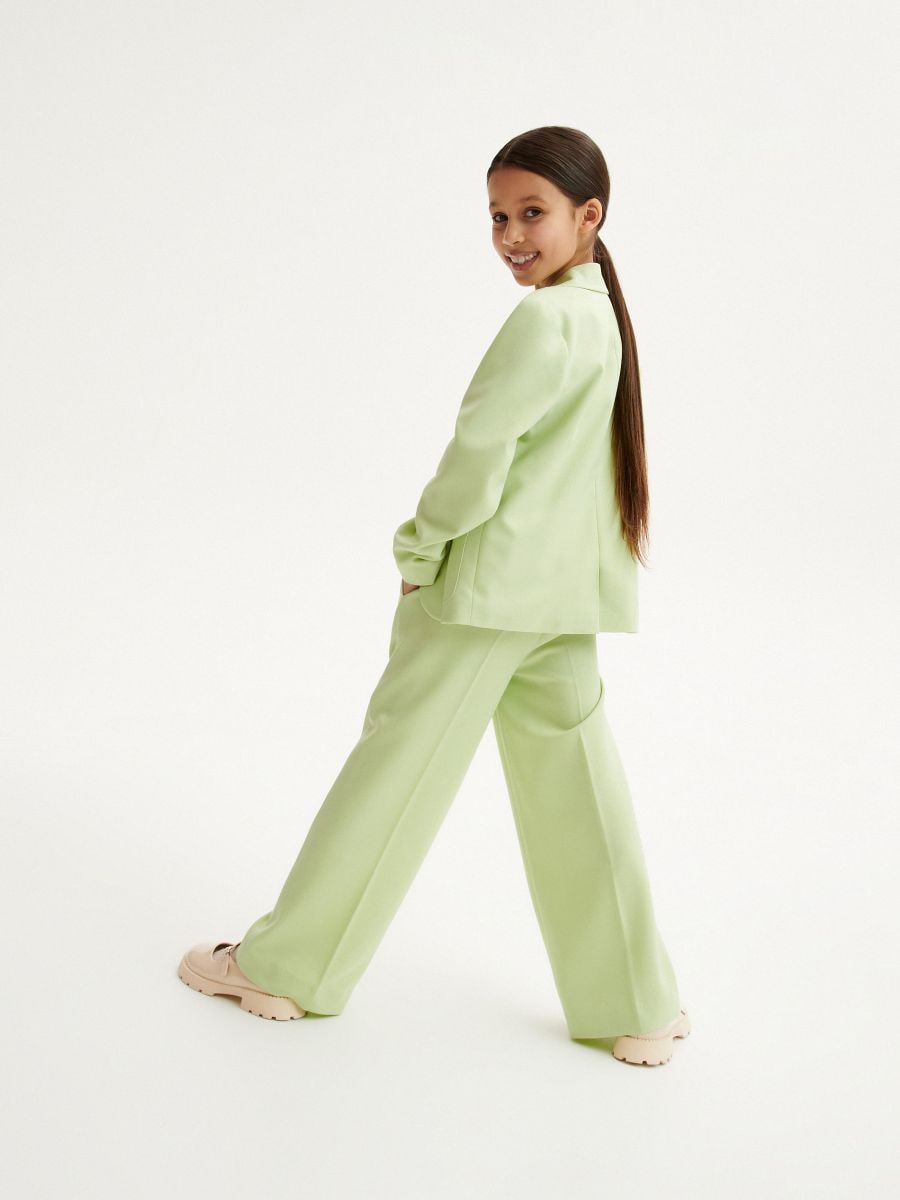 Blazer with pockets - yellow green - RESERVED - 3