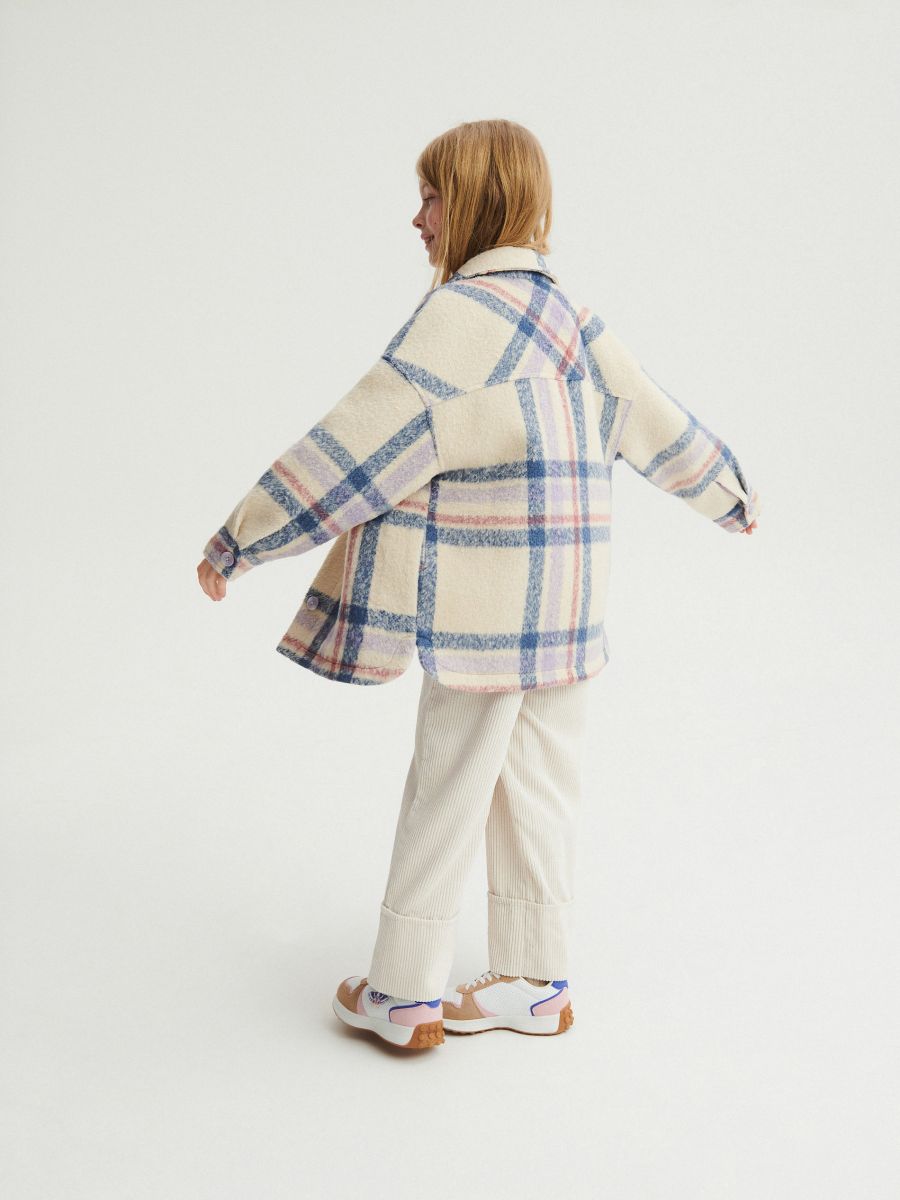 Check shacket - lavender - RESERVED - 9