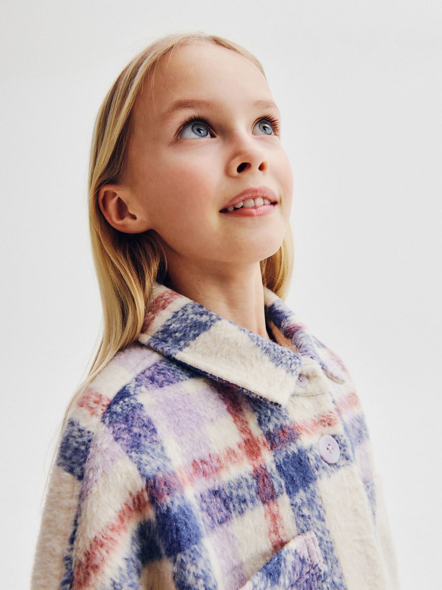 Check shacket - lavender - RESERVED - 7