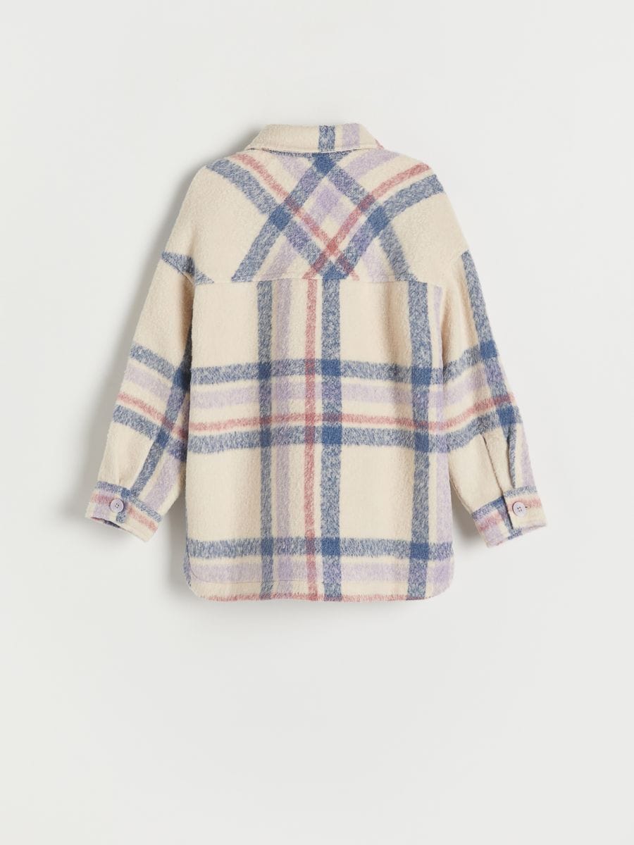 Check shacket - lavender - RESERVED - 4