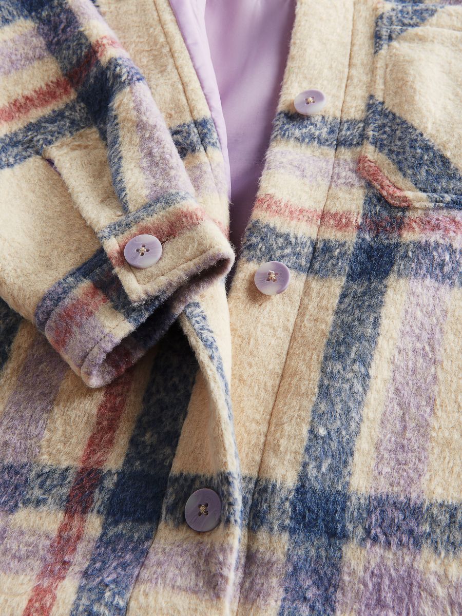 Check shacket - lavender - RESERVED - 6