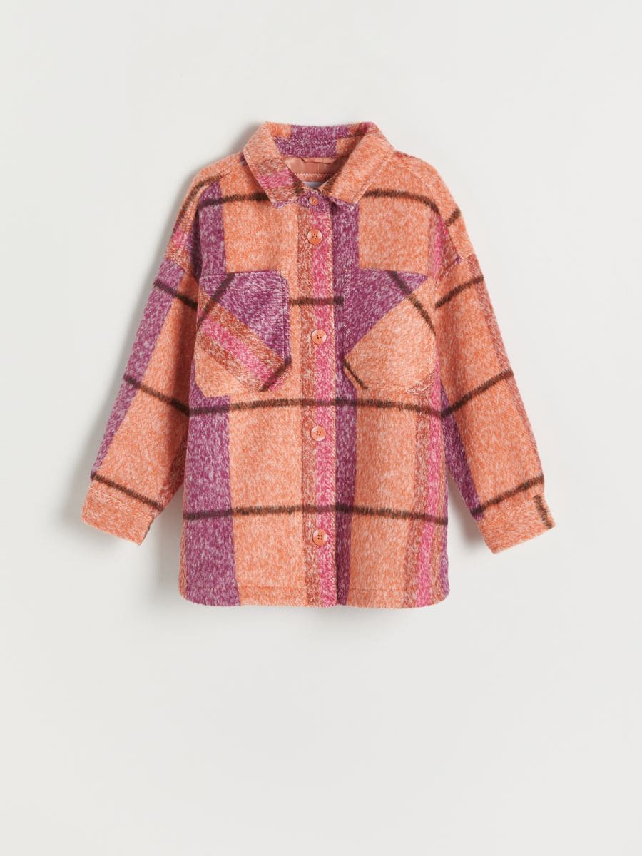 Check shacket - purple - RESERVED - 3