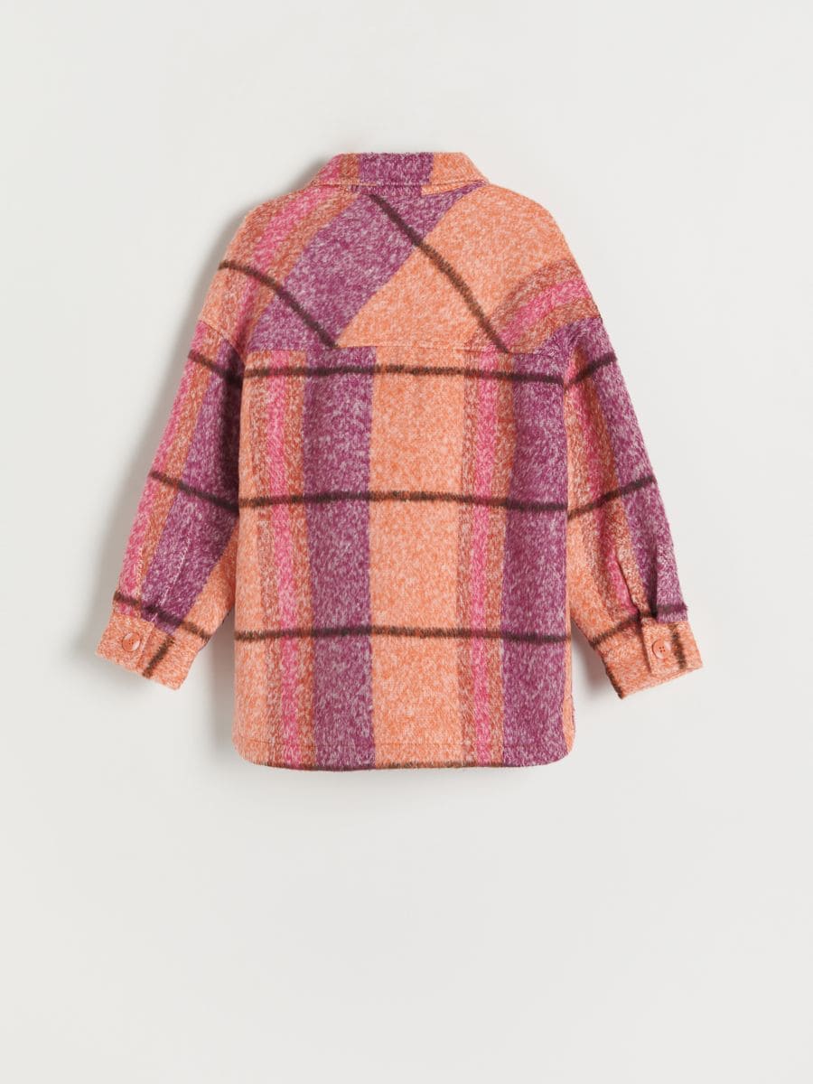 Check shacket - purple - RESERVED - 4