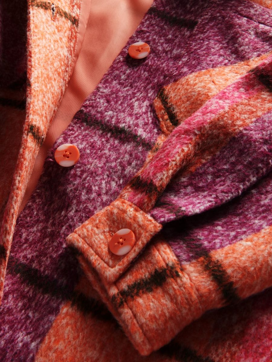 Check shacket - purple - RESERVED - 5