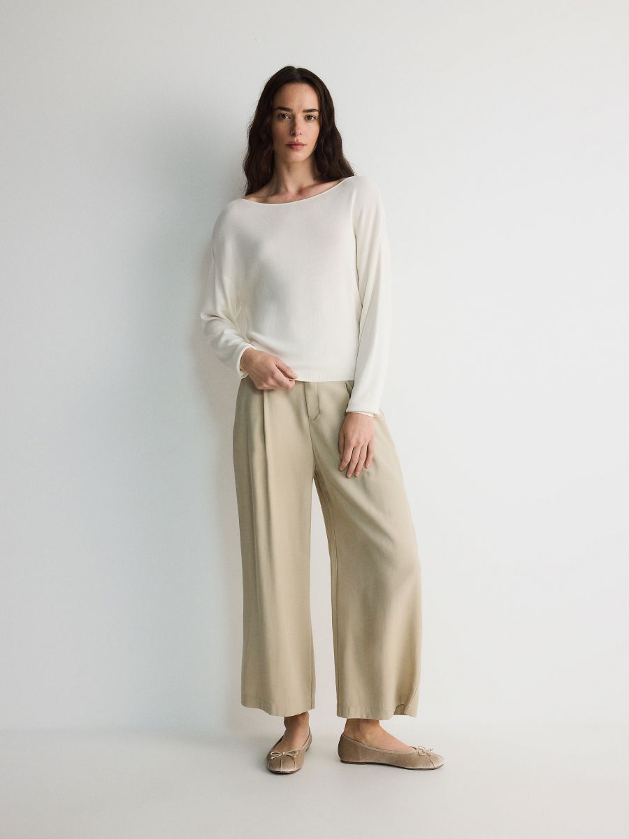 Viscose blend jumper - nude - RESERVED - 2