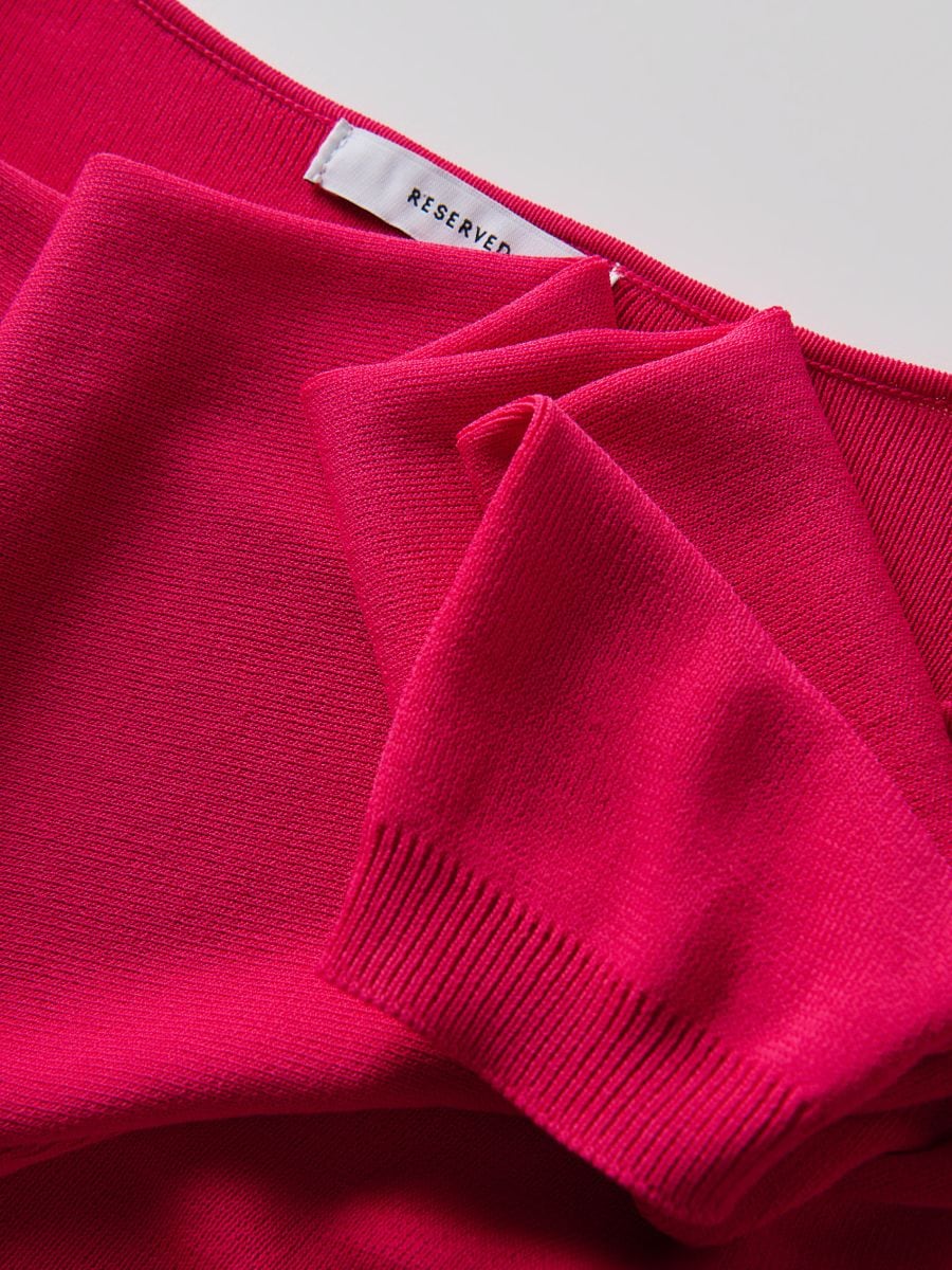 Maglione in misto viscosa - fucsia - RESERVED - 4