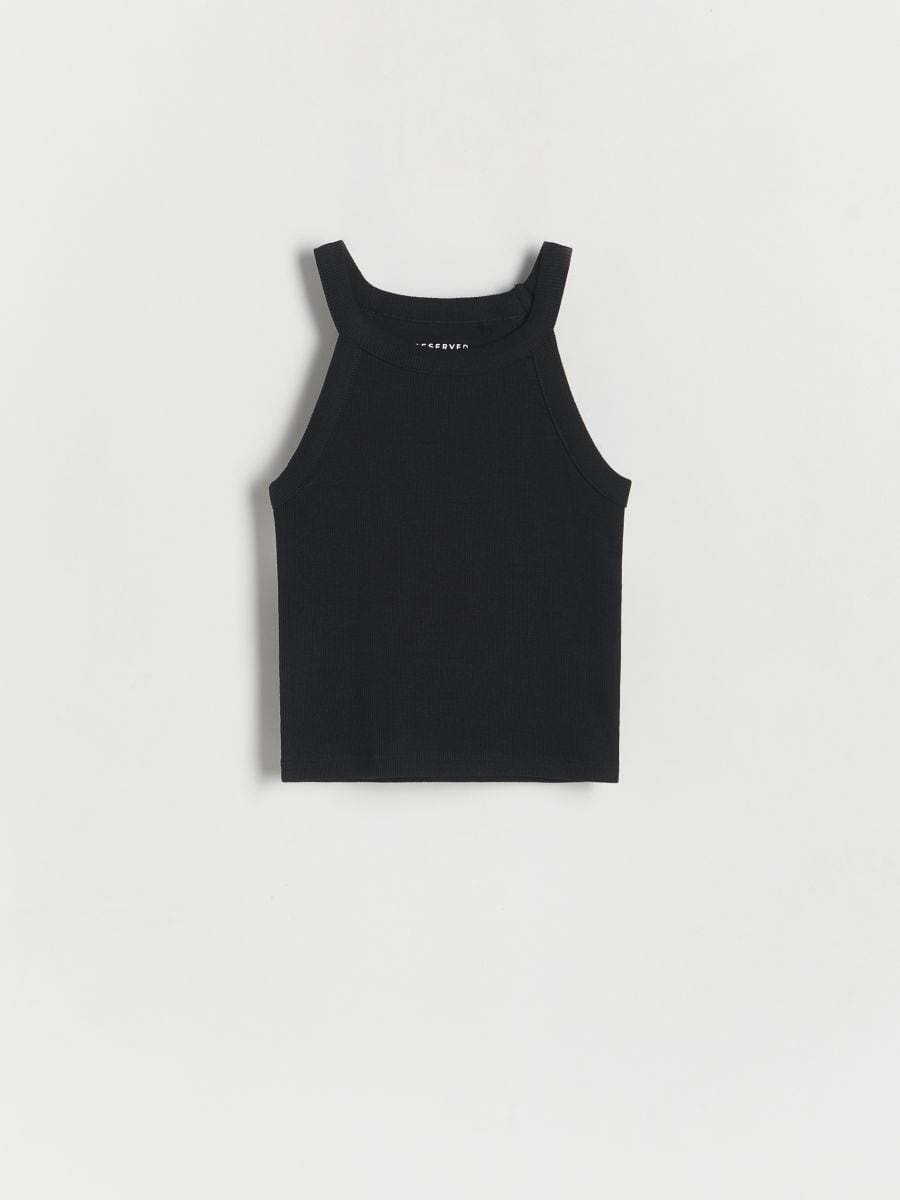 Cotton top - black - RESERVED