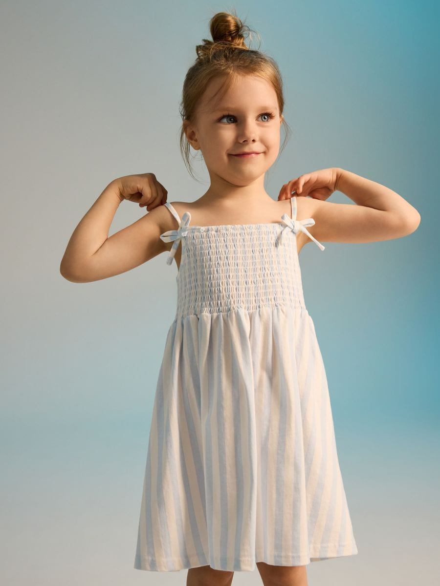 Vestito a righe - blu pallido - RESERVED