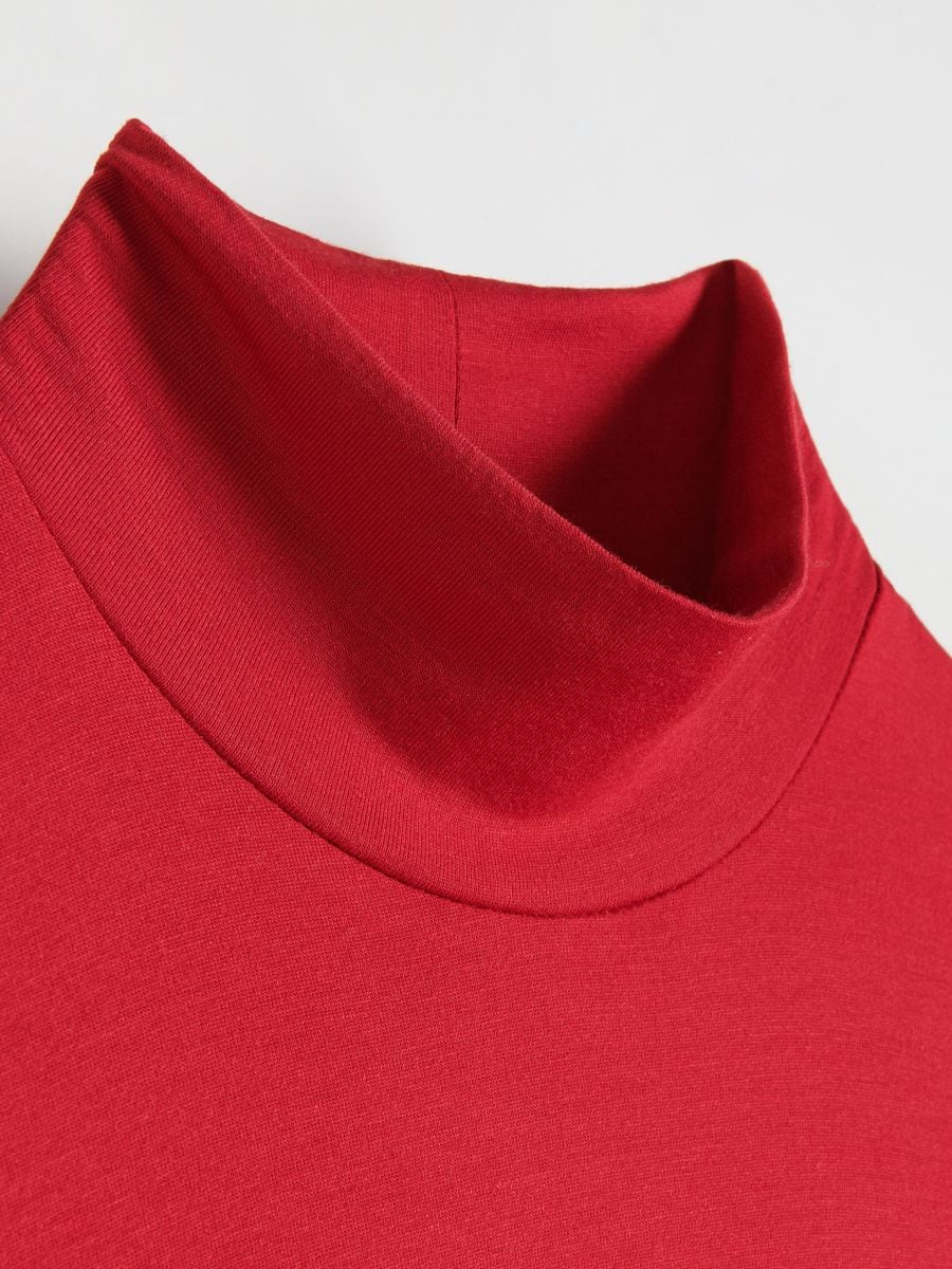 Turtleneck blouse - red - RESERVED - 6