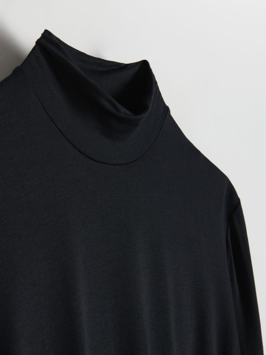 Turtleneck blouse - black - RESERVED - 2