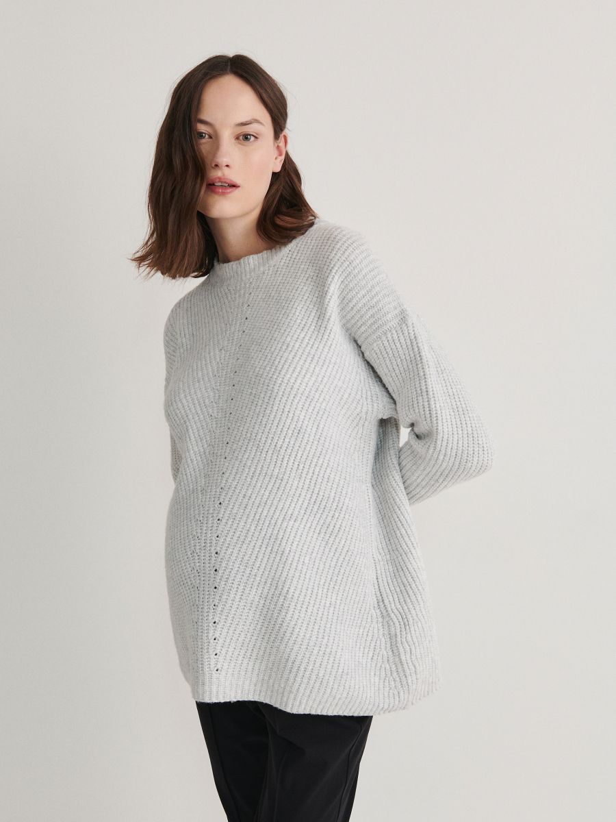 Pull simple - Gris clair - RESERVED