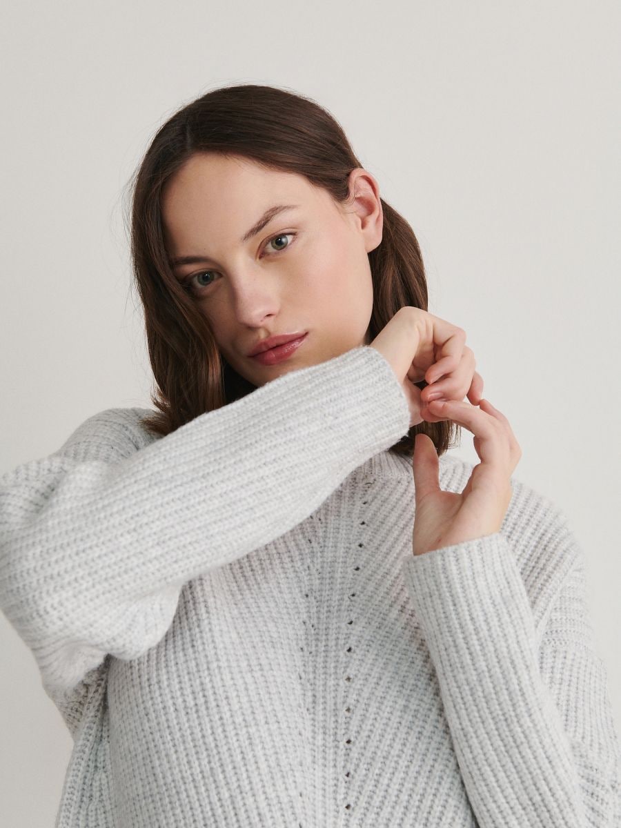 Plain jumper - light grey - RESERVED - 3