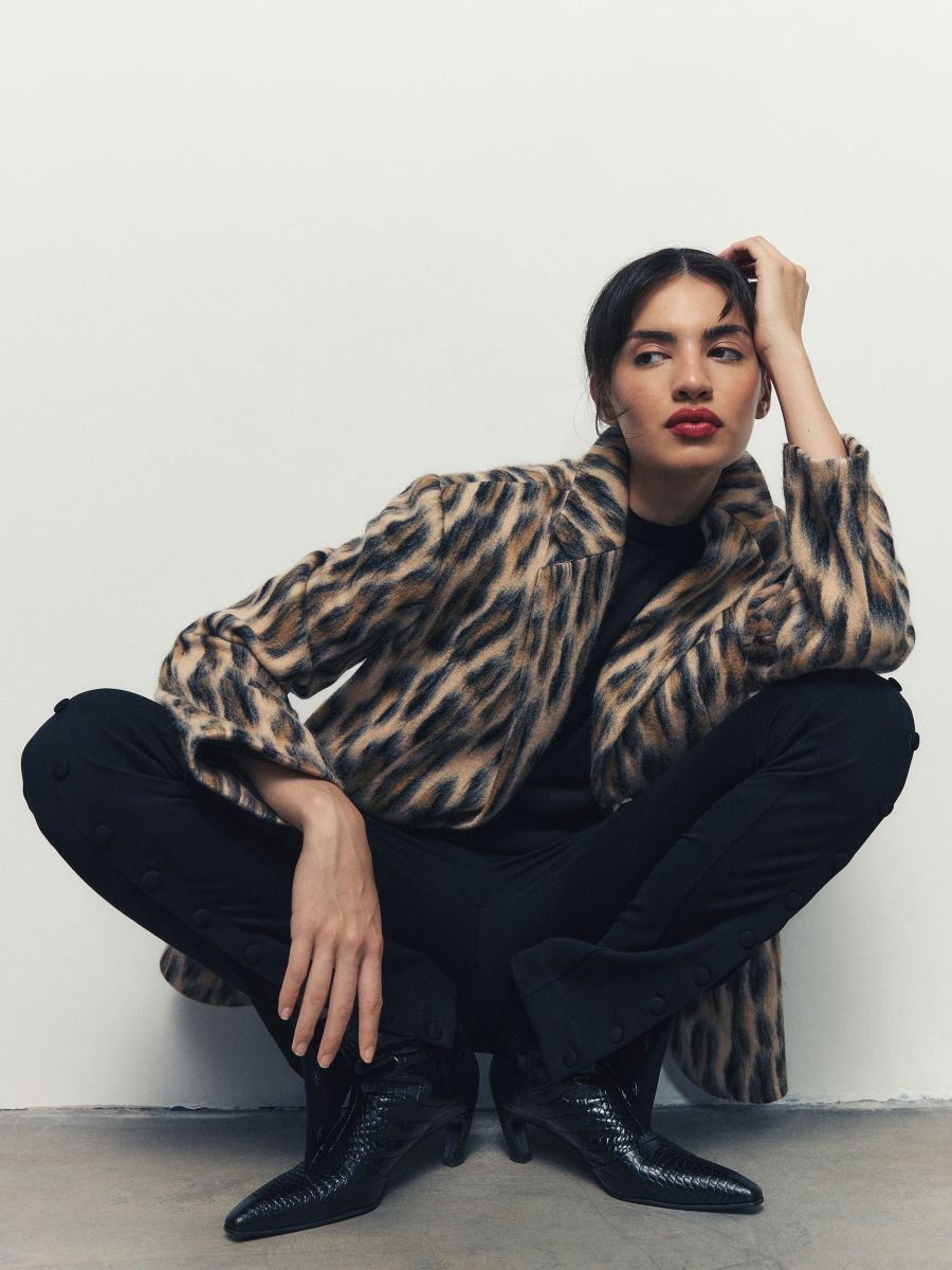 Blazer mit Animal Print Farbe bunt - RESERVED - 279CK-MLC