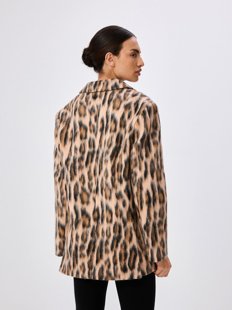 Blazer mit Animal Print Farbe bunt - RESERVED - 279CK-MLC
