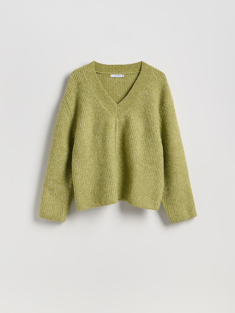 Oversize-Pullover - gelbgrün - RESERVED