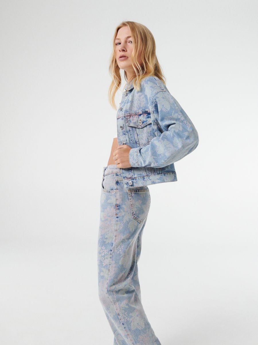 Geacă din denim, oversized - multicolor - RESERVED - 3