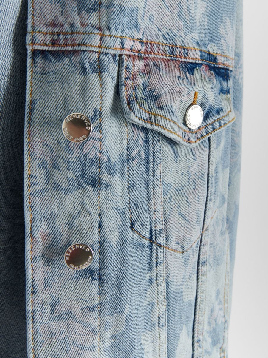 Geacă din denim, oversized - multicolor - RESERVED - 6
