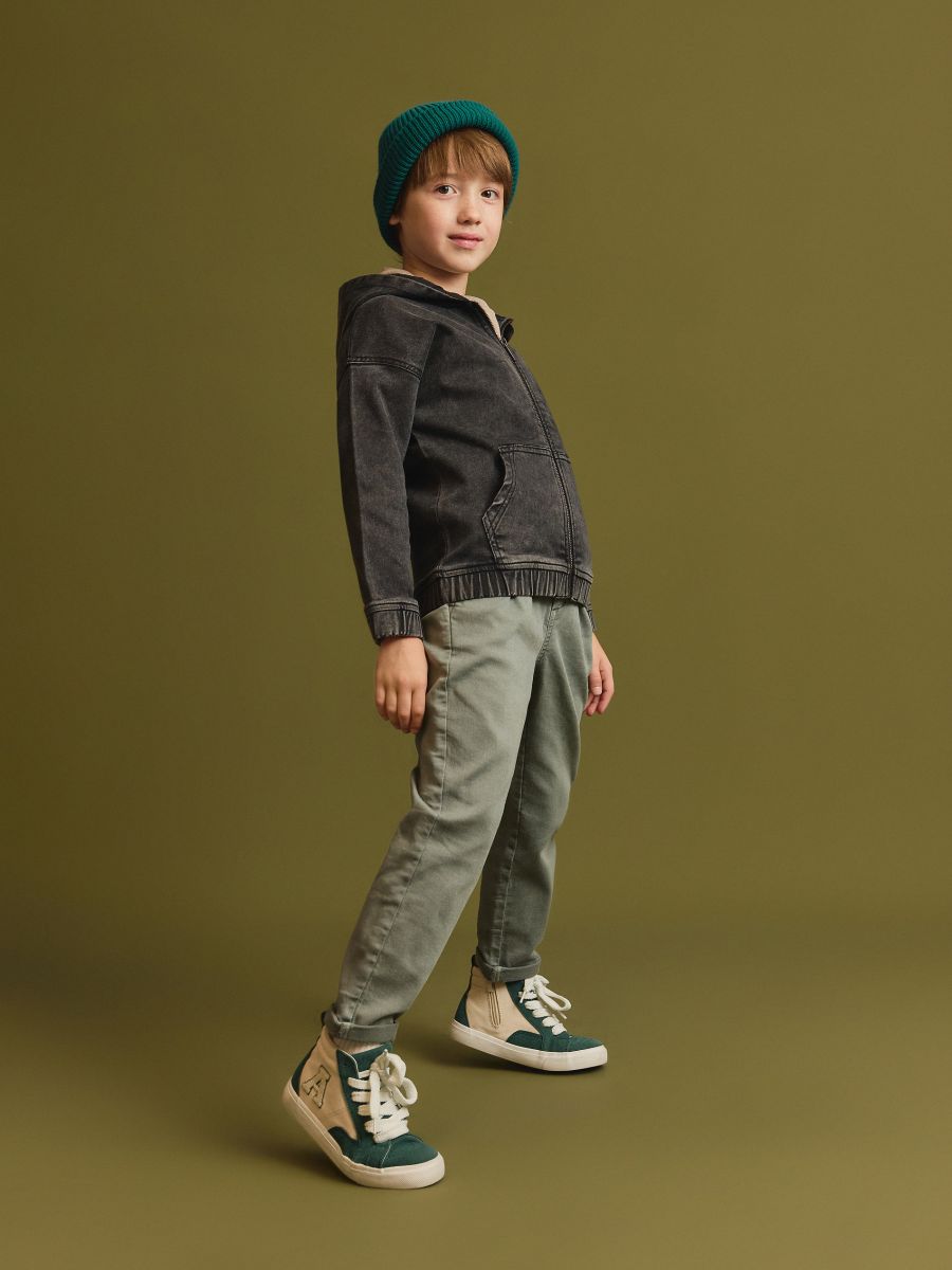 Felpa in jeans - nero - RESERVED - 5