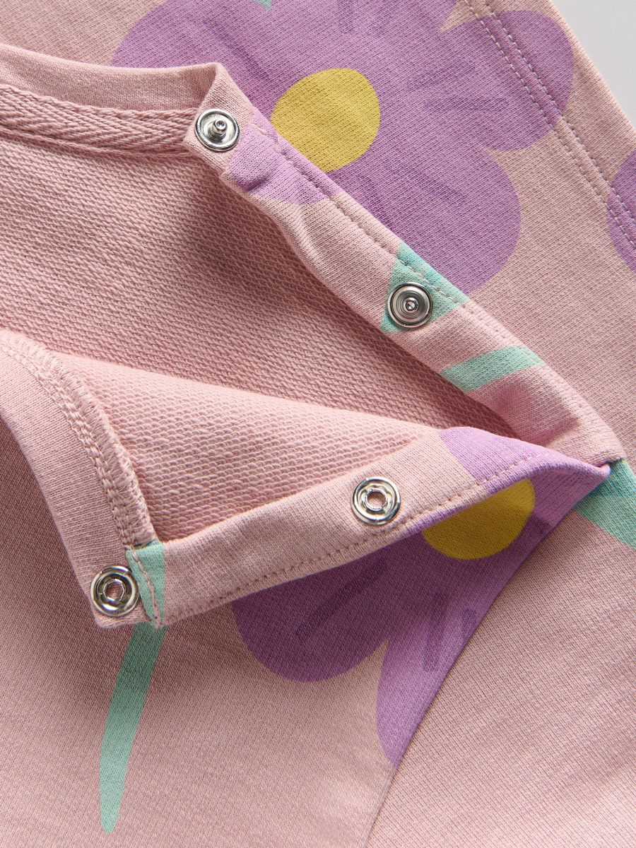 Cotton T-shirt with print - lavender - RESERVED - 4