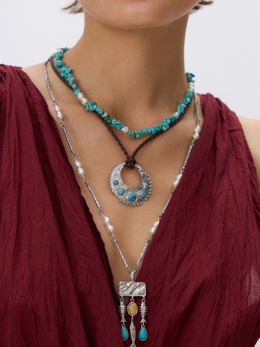 Necklace - multicolor - RESERVED - 2