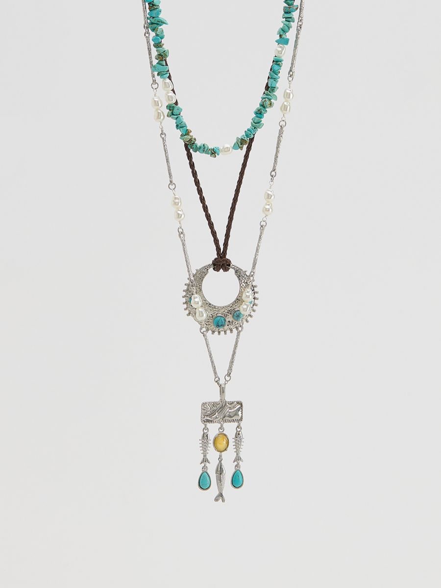 Necklace - multicolor - RESERVED - 3