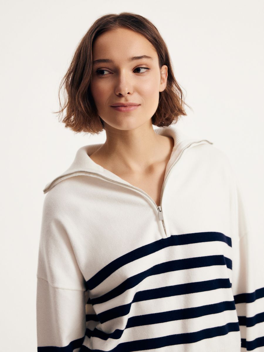 Turtleneck jumper - multicolor - RESERVED - 2