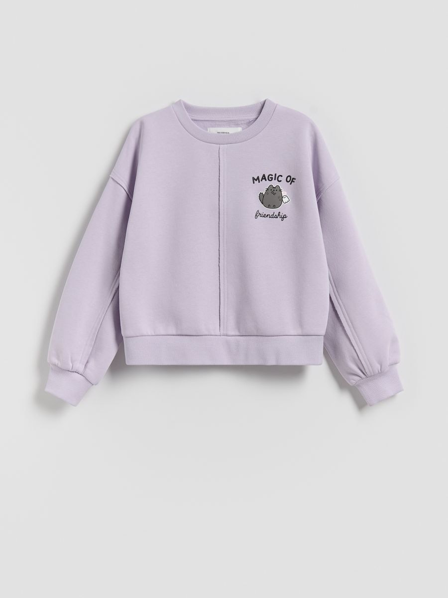 Sweat Pusheen - lavande - RESERVED