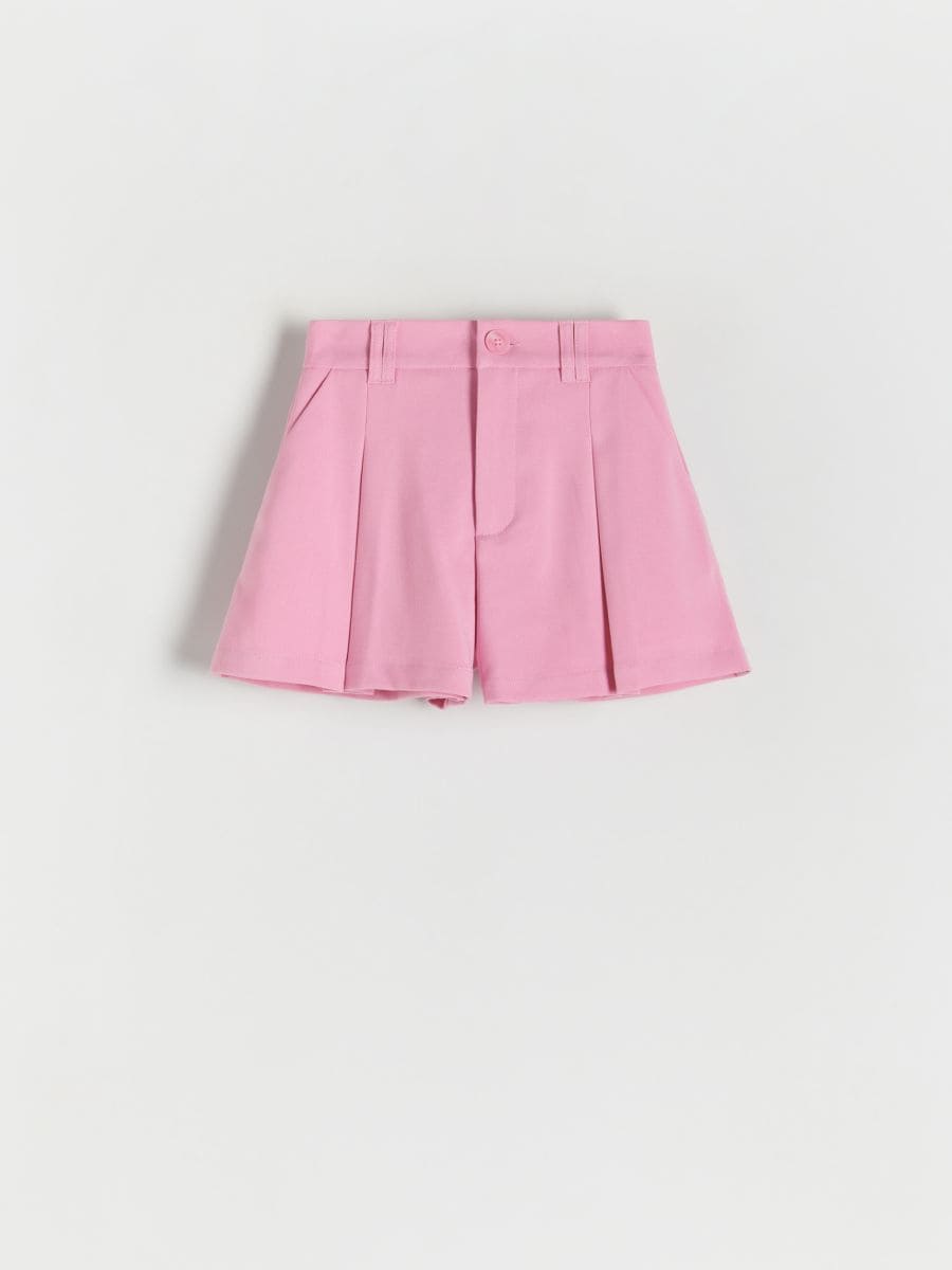 Pleated shorts - pink - RESERVED - 3