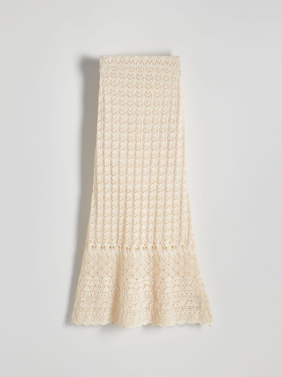 Openwork maxi skirt - nude - RESERVED - 4