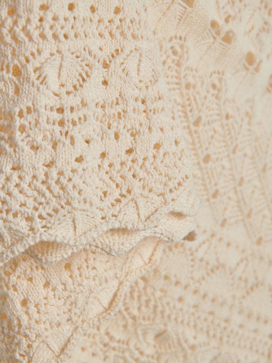 Openwork maxi skirt - nude - RESERVED - 5
