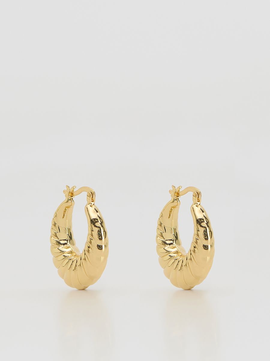 Orecchini ovali - oro - RESERVED