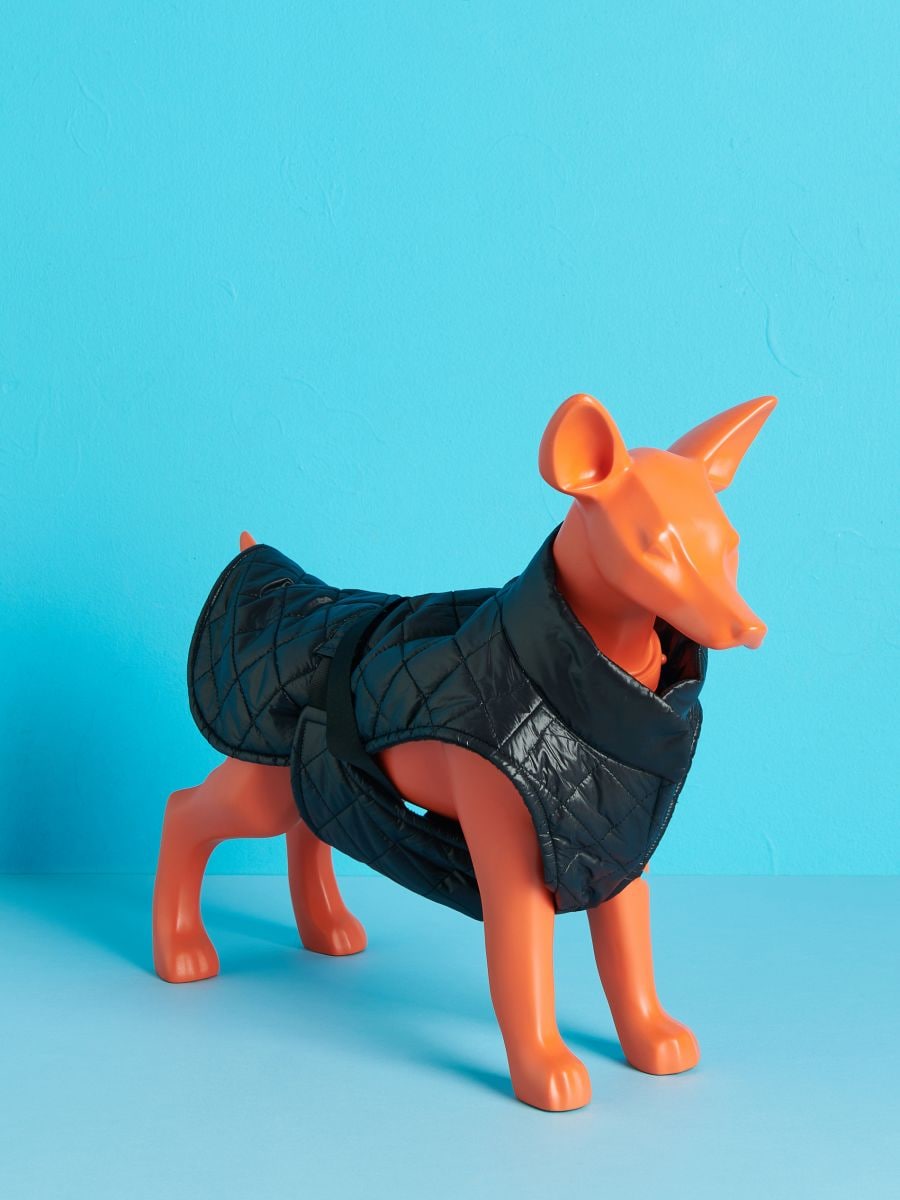Gestepptes Hundekostüm - schwarz - RESERVED - 2