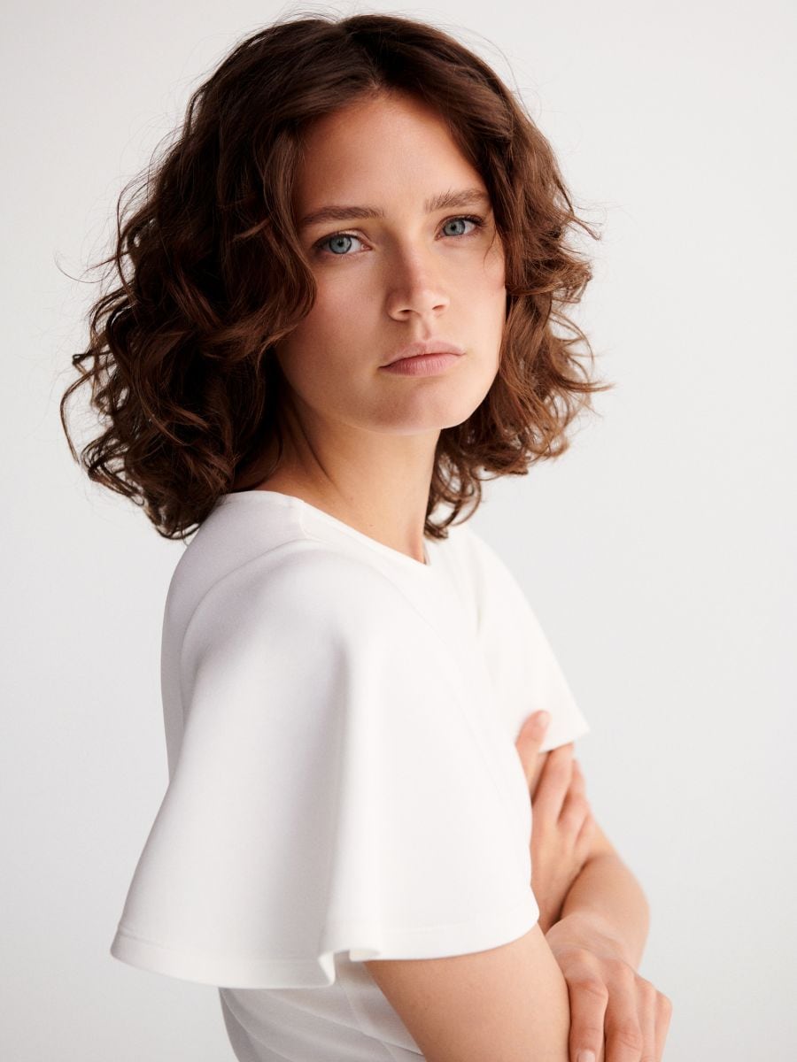 Wide sleeve body - cream - RESERVED - 3