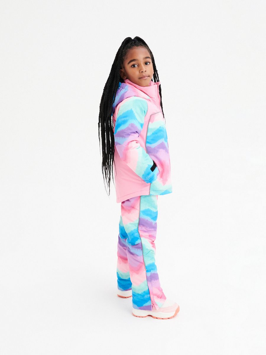 Multicoloured jacket with hood - multicolor - RESERVED - 8