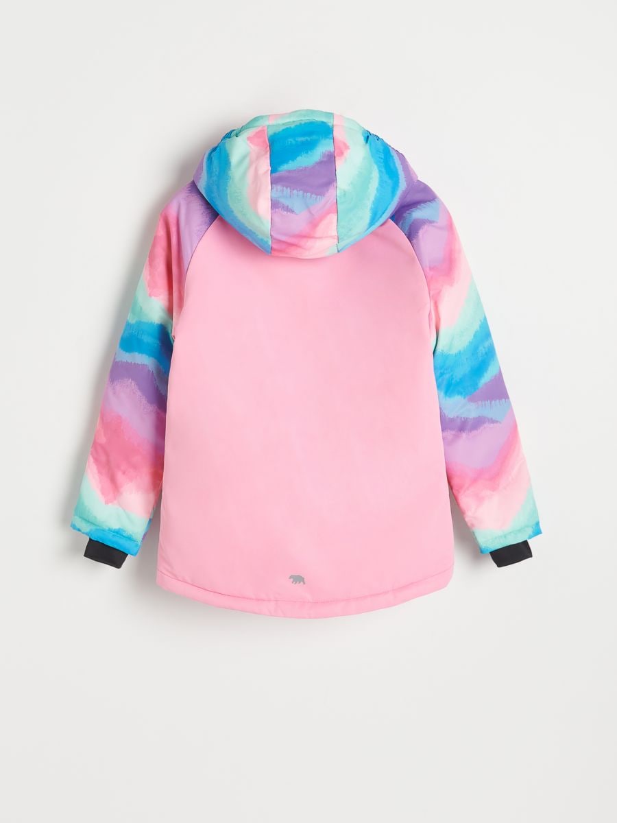 Multicoloured jacket with hood - multicolor - RESERVED - 5