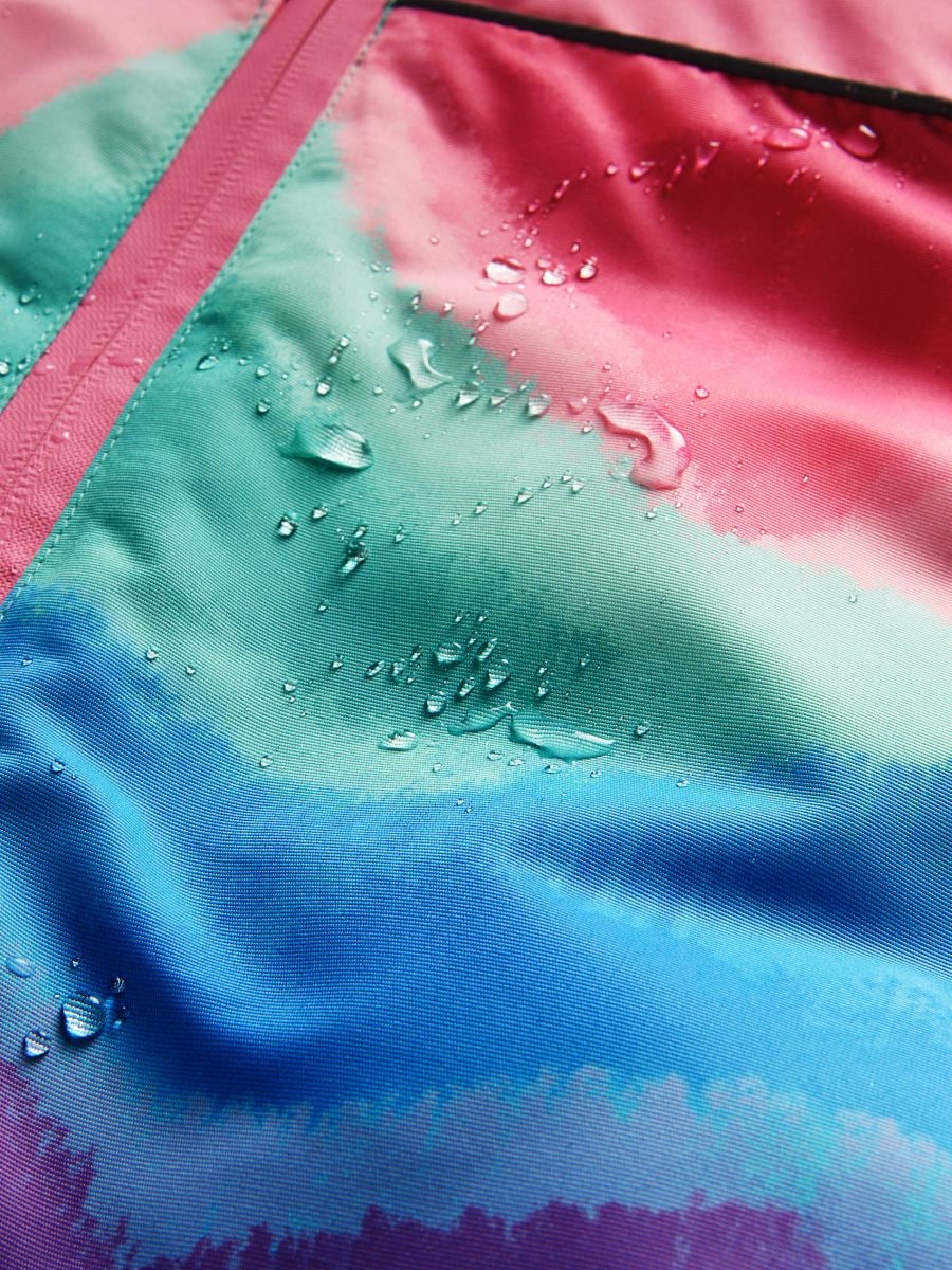 Multicoloured jacket with hood - multicolor - RESERVED - 6