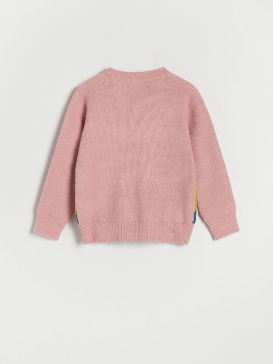 Multicoloured pattern jumper - rose - RESERVED - 5