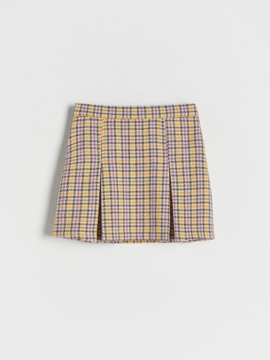 Dogtooth pattern skirt - multicolor - RESERVED - 5