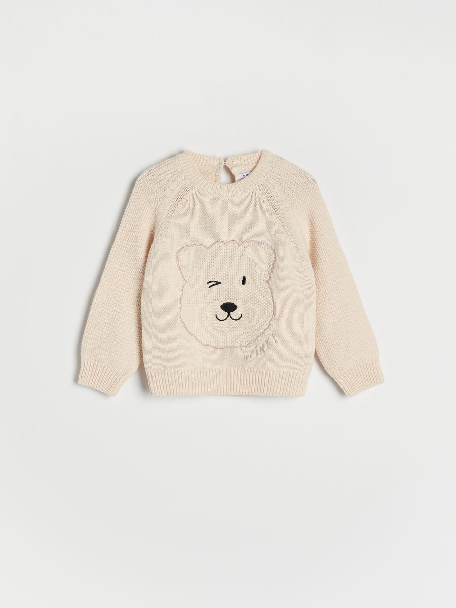 Jumper with bear motif - multicolor - RESERVED - 3