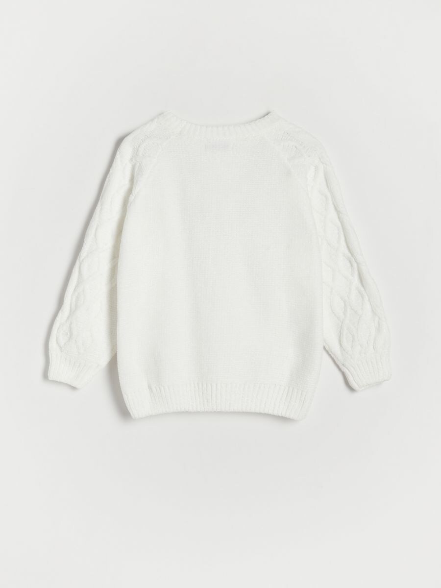 Maglione con trecce - panna - RESERVED - 5
