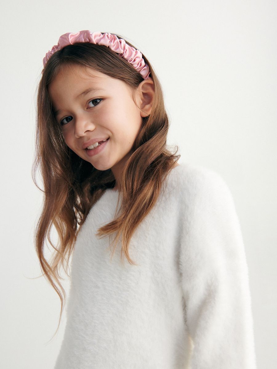 Weicher Pullover - weiß - RESERVED - 4