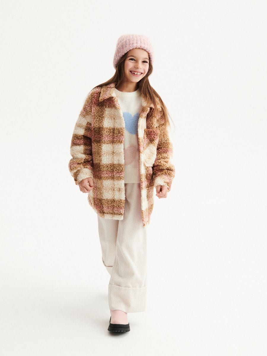 Heart pattern jumper - cream - RESERVED - 7