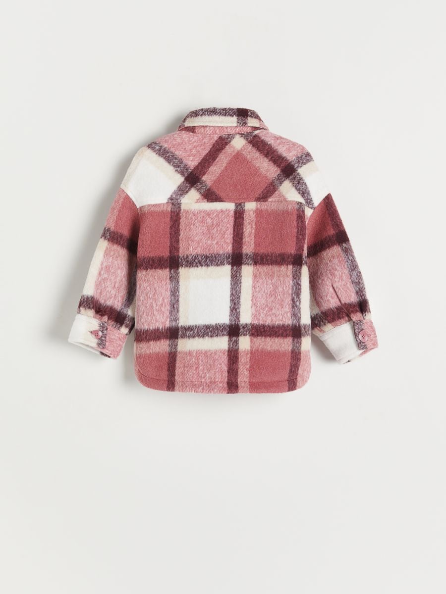 Check shacket - pastel pink - RESERVED - 4