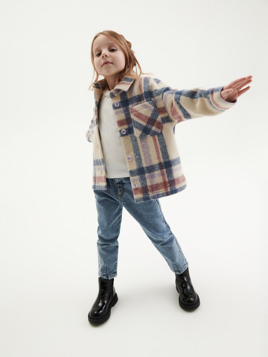 Check shacket - lavender - RESERVED - 3
