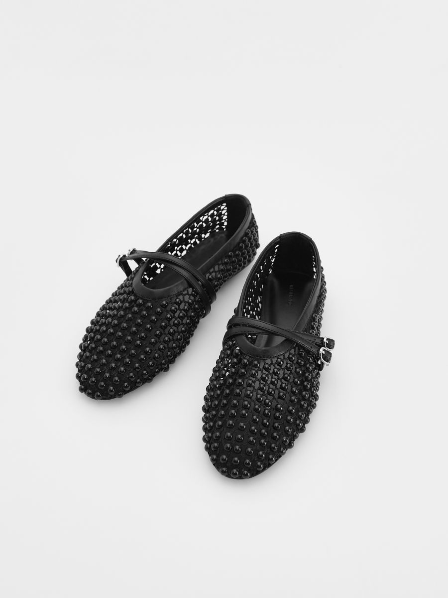 Ballet flats with decorative studs - black - RESERVED - 4
