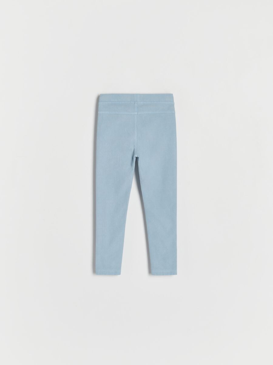 Elastične jegging pantalone - plava - RESERVED - 4