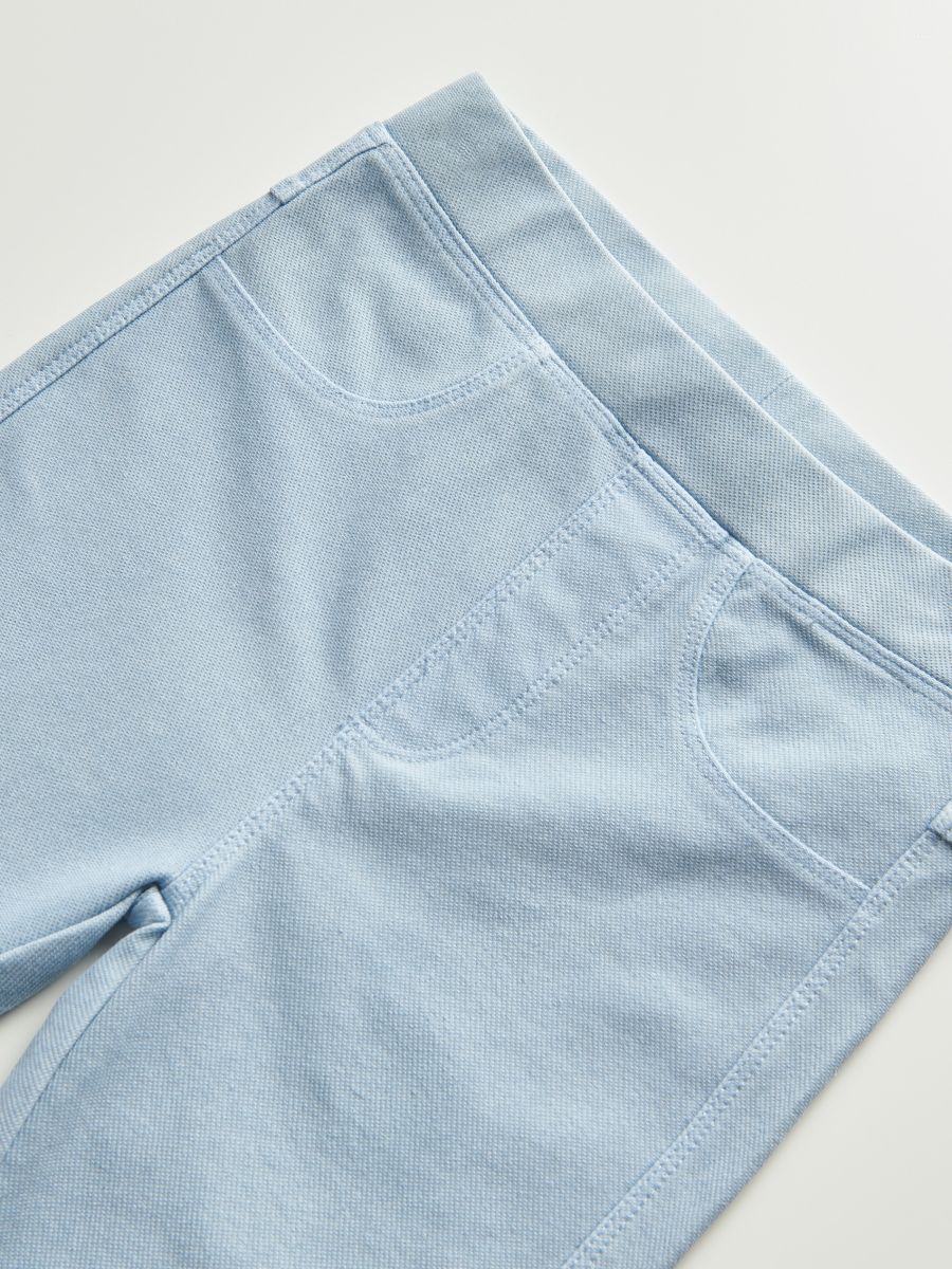 Elastične jegging pantalone - plava - RESERVED - 5