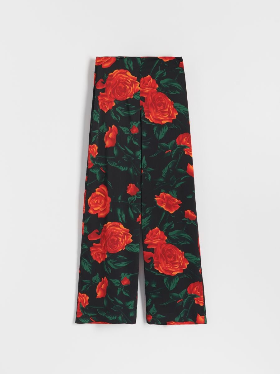 Patterned trousers - multicolor - RESERVED - 4