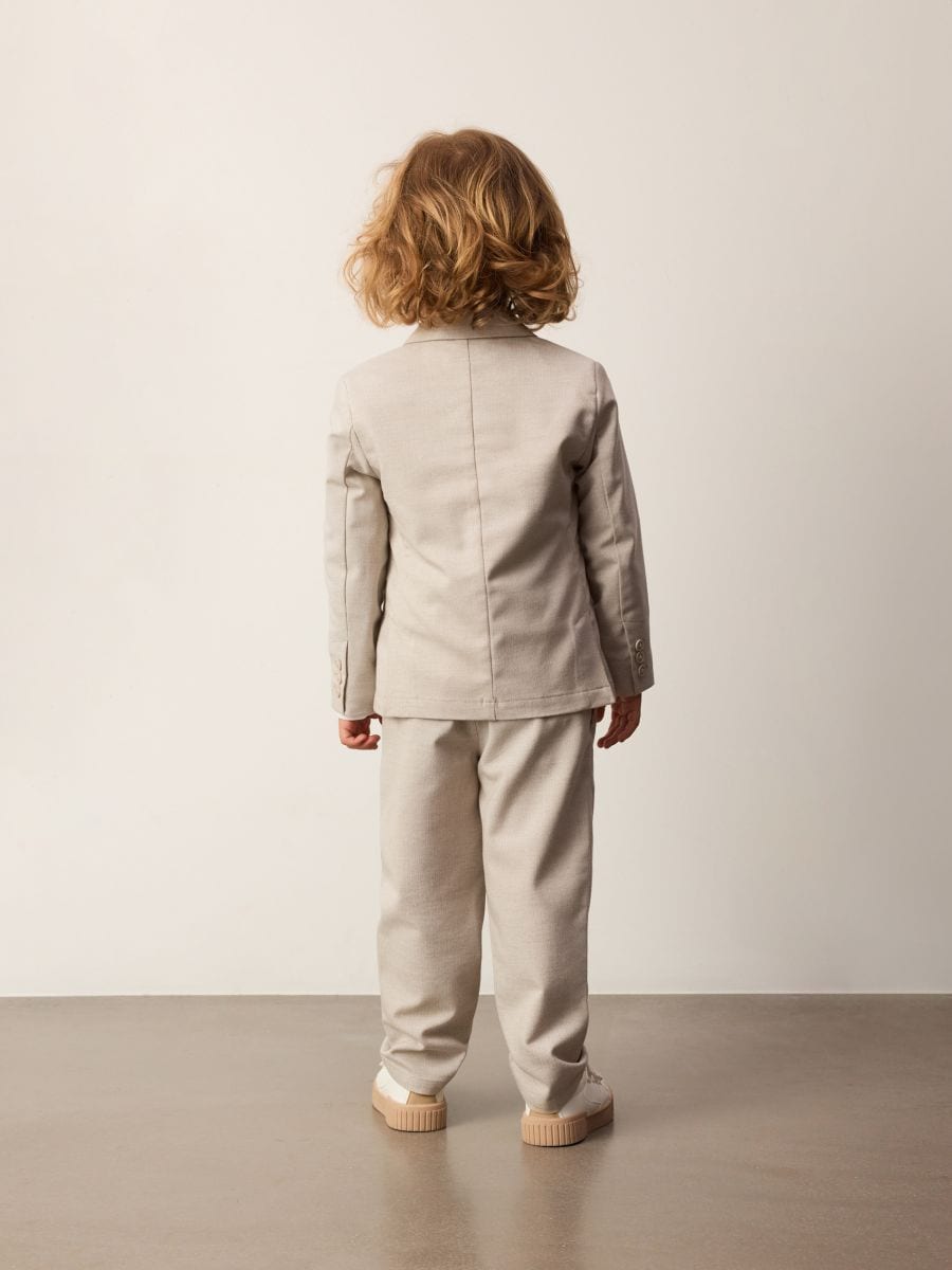 Elegant regular fit jacket - beige - RESERVED - 6